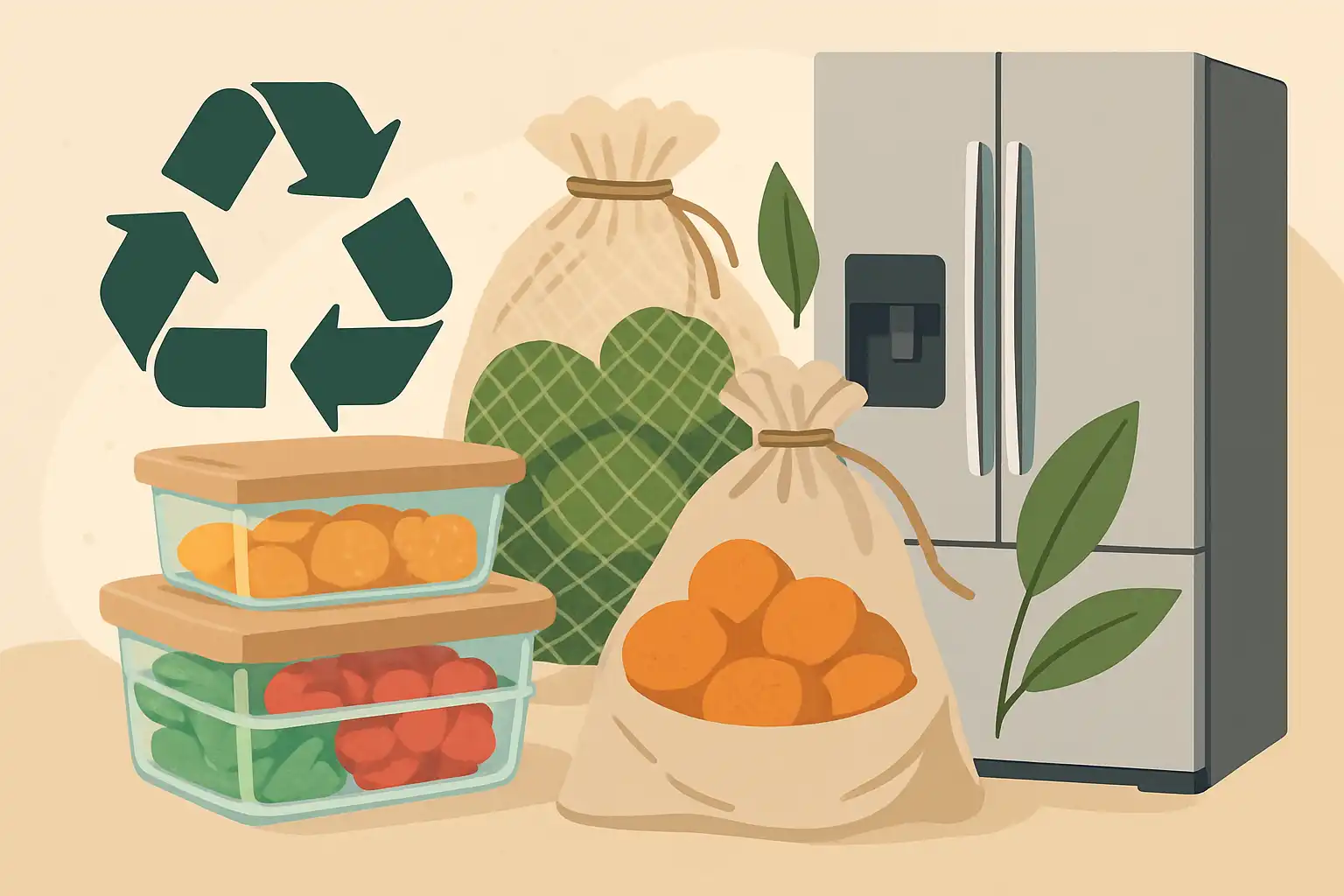 Plasticvrij bewaren: duurzame alternatieven en slimme hacks voor je Amerikaanse koelkast