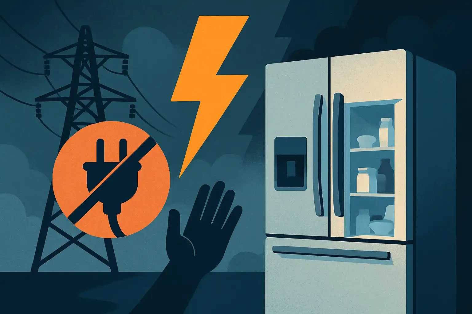Stroomstoring? zo bescherm je je amerikaanse koelkast en voorkom je voedselverlies