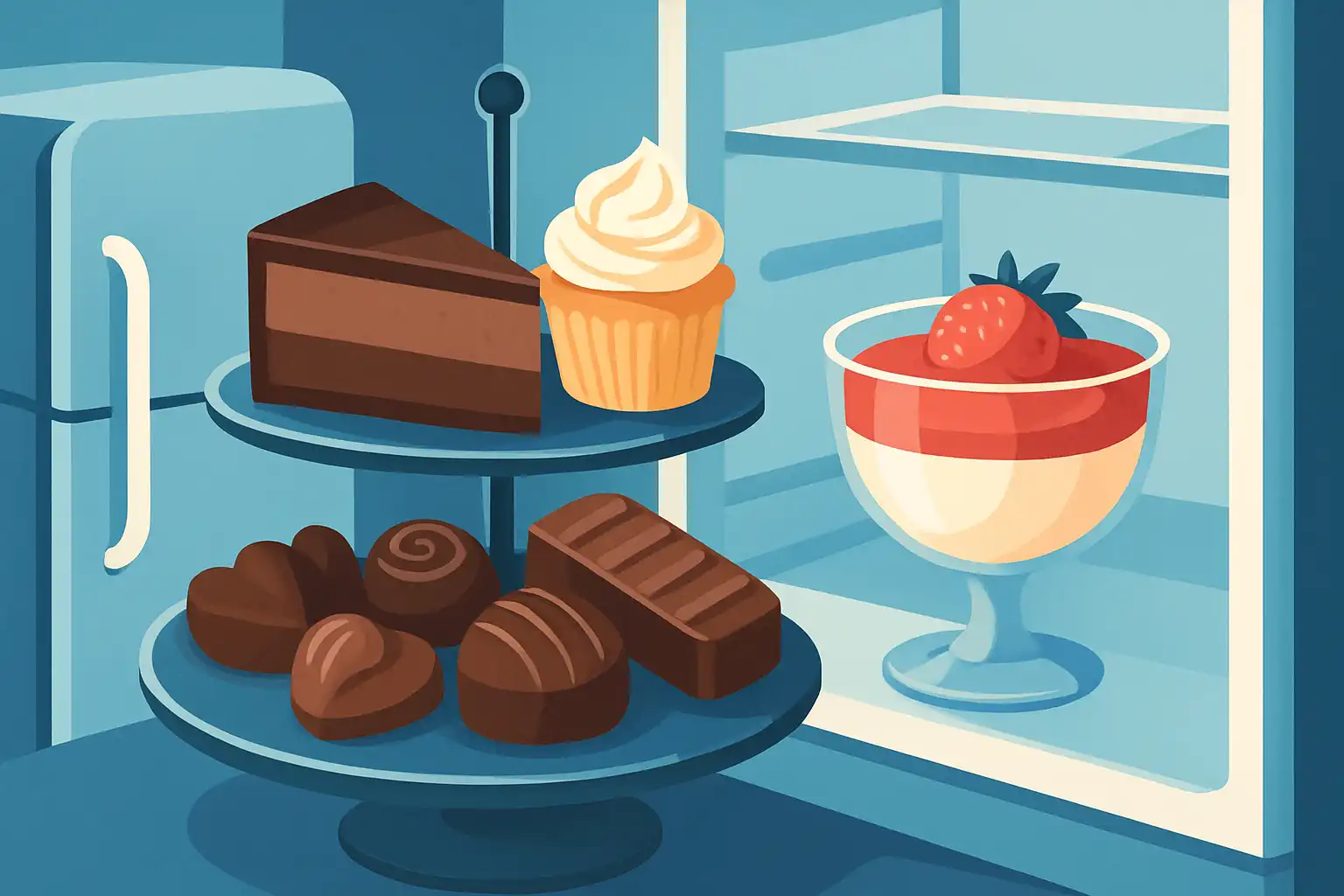Zo bewaar en serveer je desserts en chocolade perfect in je Amerikaanse koelkast