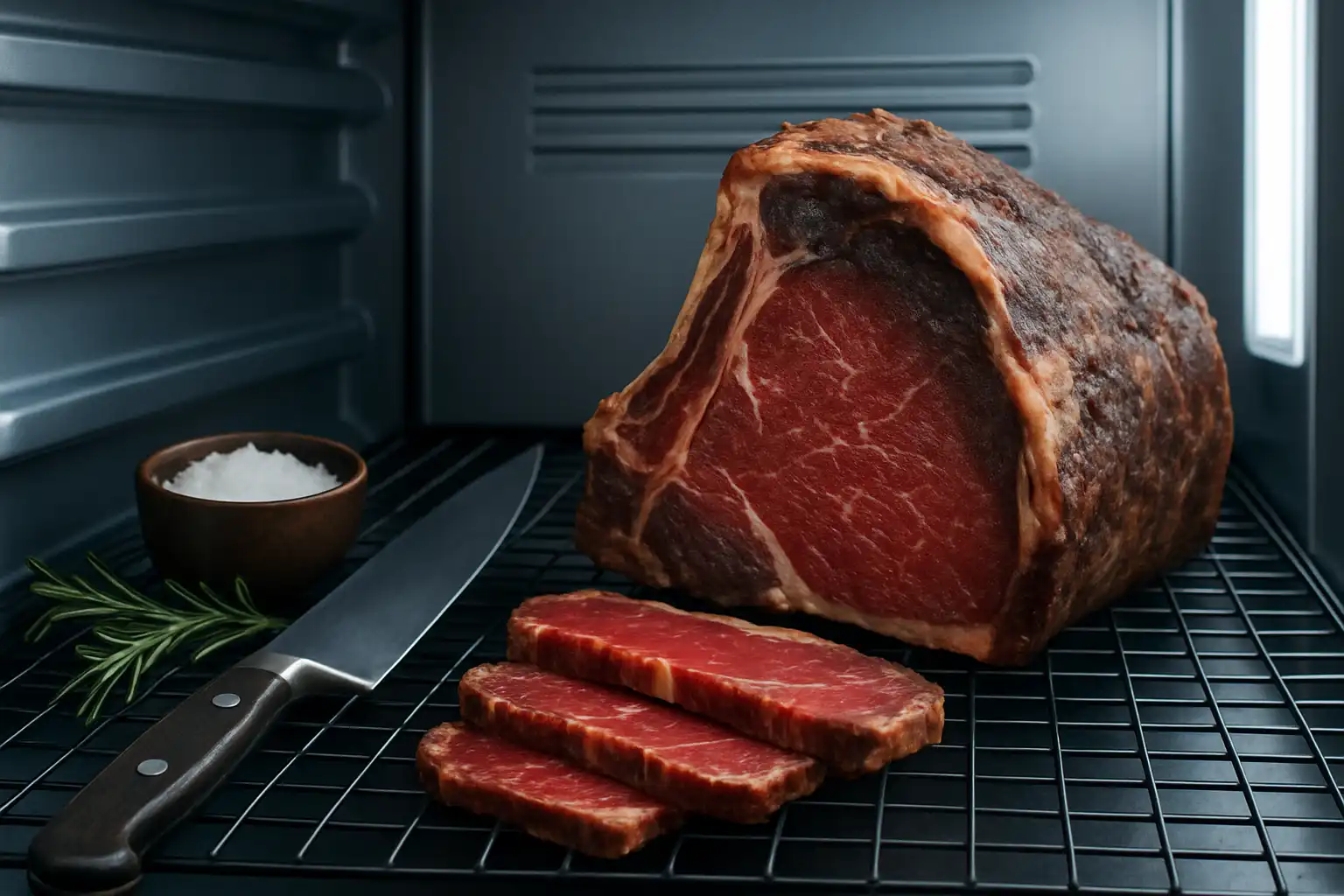 Zo dry-age je zelf steaks in je Amerikaanse koelkast: een beginnersgids voor perfect gerijpt vlees