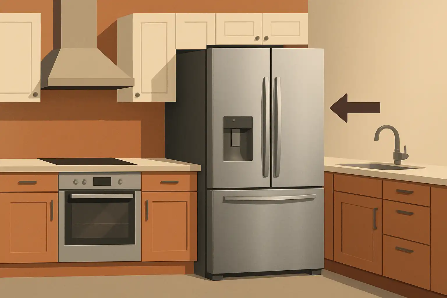 Zo pas je een Amerikaanse koelkast perfect in je bestaande keuken zonder te verbouwen