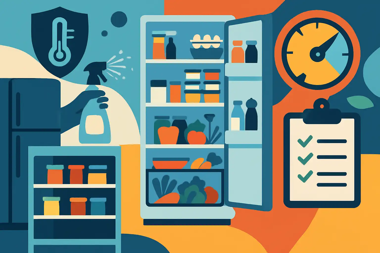 Zo richt je een Amerikaanse koelkast in voor op kantoor: hygiëne, voorraadbeheer en energiebesparing