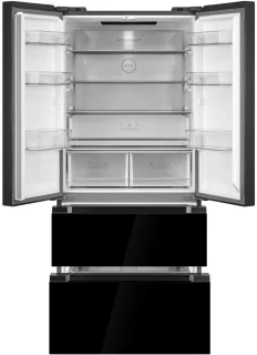Heinner HCFD-M516INVHGBKE++ French Door Amerikaanse Koelkast – 516 L – No Frost – Inverter – Energieklasse E – Touchbediening – 5 Jaar Garantie – Zwart