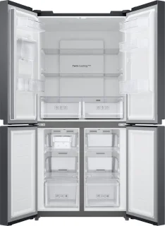 Samsung RF48A401EB4 amerikaanse koelkast Vrijstaand E Antraciet