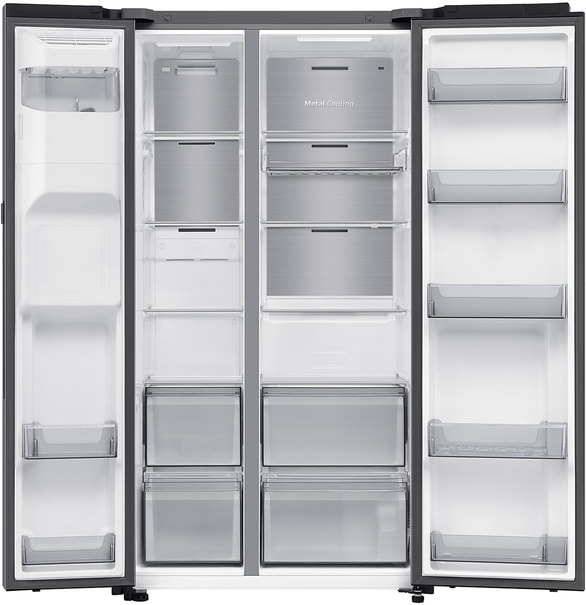AI Home 9-serie koelkast 621L zilver mat wifi
