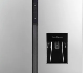 Amica AFN9511DX1 Amerikaanse koelkast met waterdispenser 506L