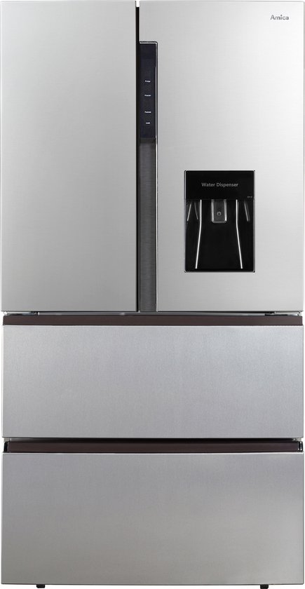 Amica AFN9511DX1 Amerikaanse koelkast met waterdispenser 506L