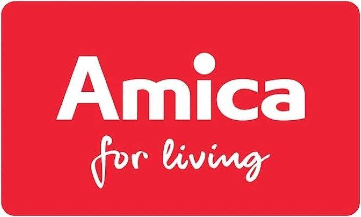 Amica AFN9561DXN Amerikaanse Koelkast 4 Deurs Black RVS