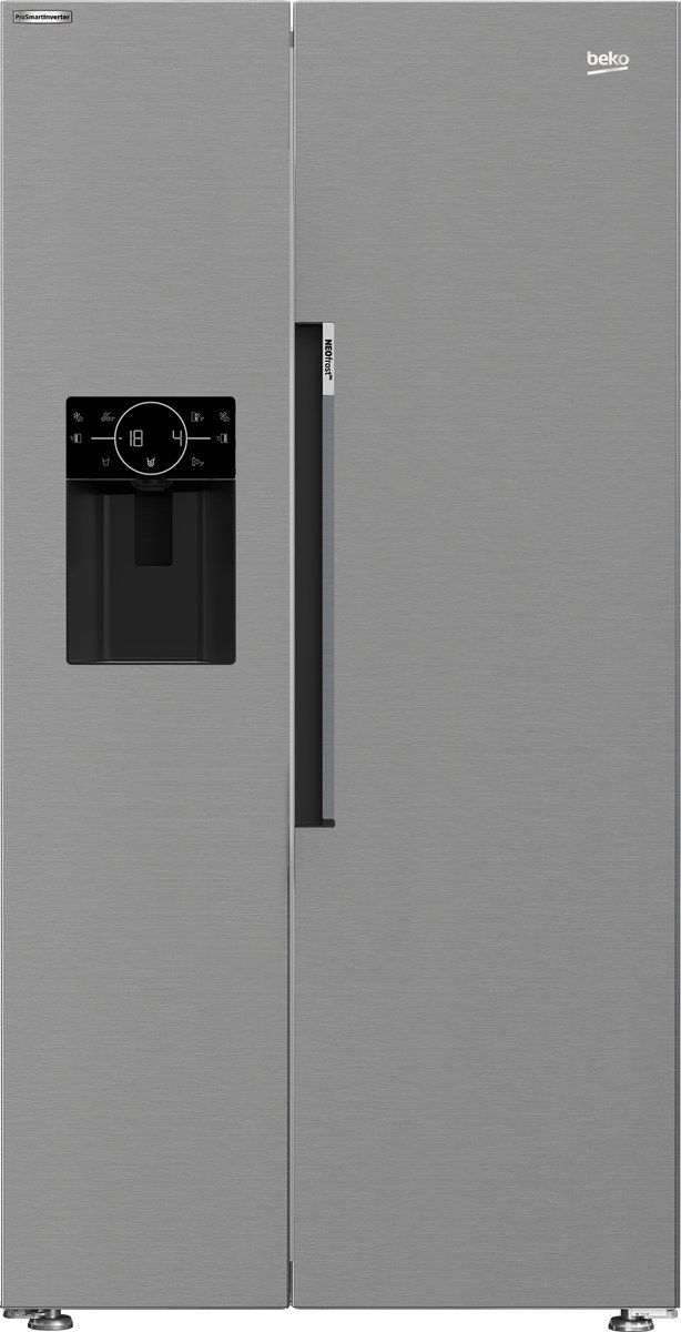 De Beko GN162340XBN Amerikaanse koelkast in één oogopslag