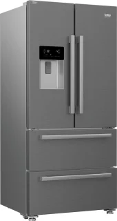 Beko GNE60530DXN Amerikaanse French Door koelkast RVS