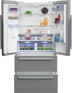 Beko GNE60530DXN Amerikaanse French Door koelkast RVS
