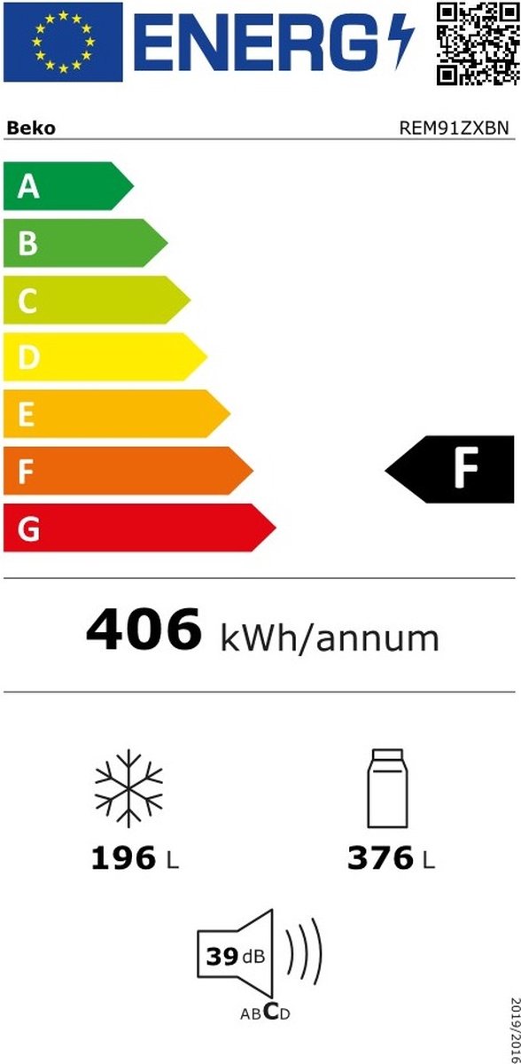 Wat vinden we goed aan de Beko REM91ZXBN Amerikaanse koelkast 572L