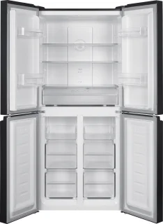 Bella BMD-448DDI Amerikaanse Koelkast 4 Deuren 362L Dark Inox