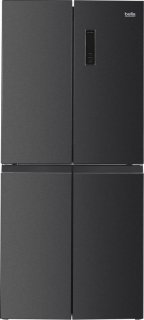 Bella BMD-448DDI Amerikaanse Koelkast 4 Deuren 362L Dark Inox