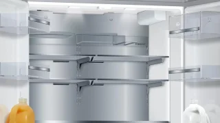 Bosch KFF96PIEP Amerikaanse koelkast 573L Roestvrijstaal