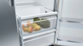 Bosch Serie 6 KAD93AIDP Amerikaanse koel-vriescombinatie RVS