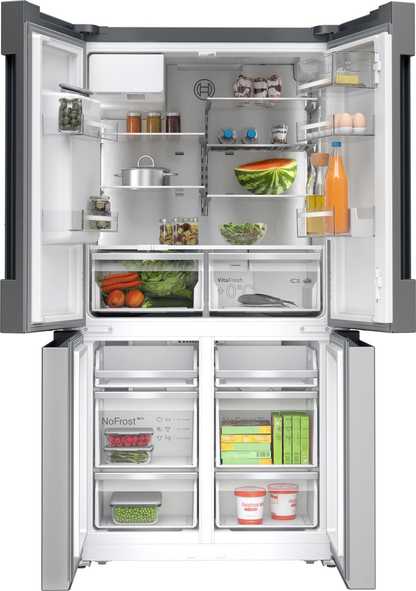 Bosch Serie 6 KFD96APEA Amerikaanse koelkast RVS