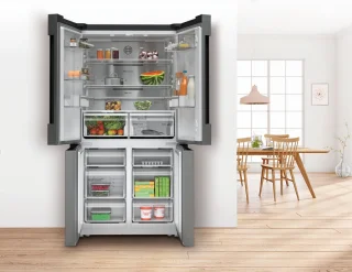 Bosch Serie 6 KFN96APEA Amerikaanse koelkast RVS