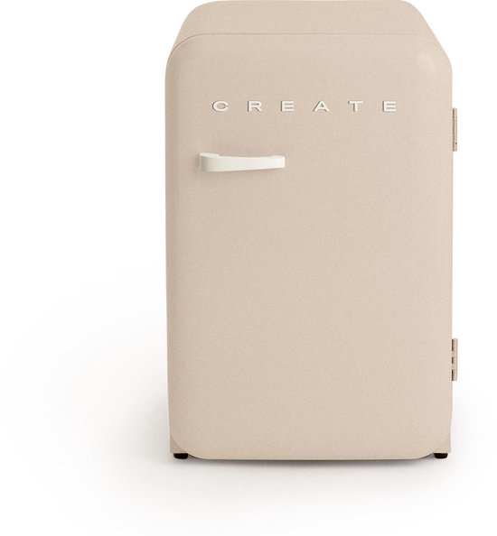 CREATE FRIDGE RETRO 107L — charme uit de jaren ’50 in een compacte uitvoering