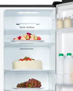 ETNA AKV678ZWA Amerikaanse koelkast zwart