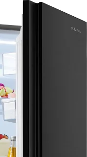 ETNA AKV678ZWA Amerikaanse koelkast zwart