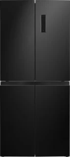 Exquisit CDJ444-040DB Amerikaanse koelkast zwart