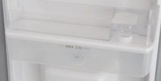 Exquisit SBS146-WS-040ES Amerikaanse Koelkast Zilver 439L