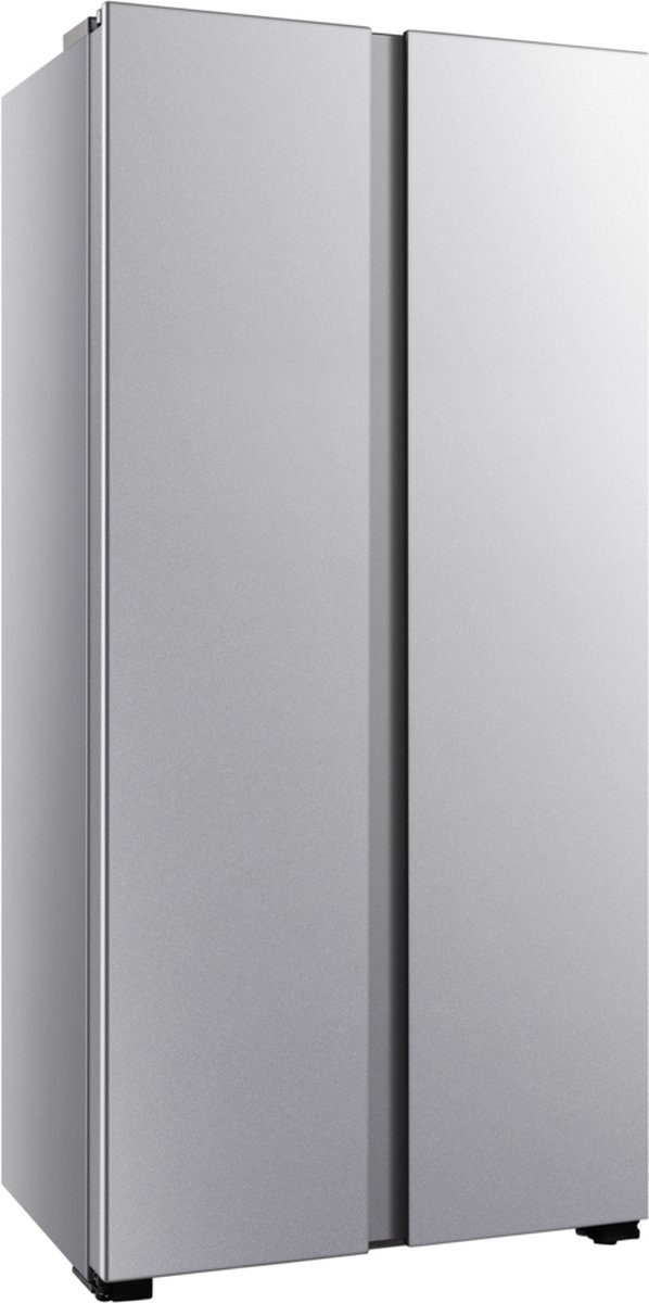 De Fridgemaster MS83430FFS Amerikaanse koelkast 428L zilver in één oogopslag