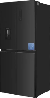 Frilec BONN-MD458-WS-040DDI Amerikaanse koelkast 419L Dark Inox