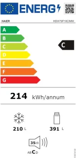 Haier Amerikaanse koelkast HSW79F18CIMM