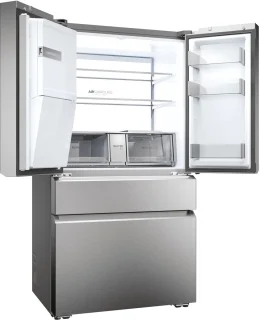 Haier FD 90 Series 7 Pro HFW7918EIMP Vrijstaande Koelkast Frans Deur Platina