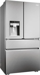 Haier FD 90 Series 7 Pro HFW7918EIMP Vrijstaande Koelkast Frans Deur Platina