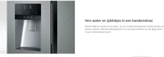 Haier HSR3918FIMP Amerikaanse koelkast