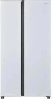 Heinner Amerikaanse Koelkast LED Touch 442L Wit