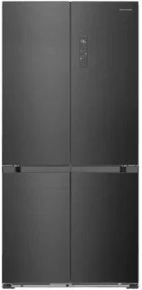Heinner Amerikaanse Koelkast LED Touch 505L Antraciet
