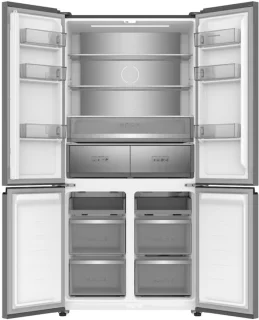 Heinner Amerikaanse Koelkast LED Touch 505L Antraciet