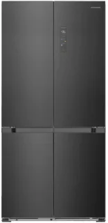 Heinner Amerikaanse Koelkast LED Touch 505L Antraciet
