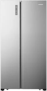 Heinner Amerikaanse Koelkast LED Touch 519L Zilver