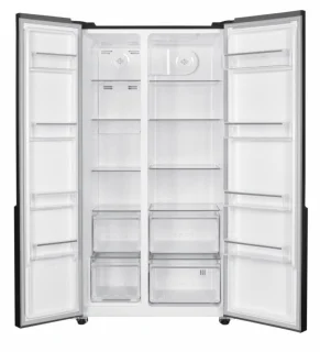 Heinner Amerikaanse Koelkast Touch Display 532L Zwart