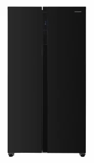 Heinner Side-by-Side Koelkast 442L Zwart