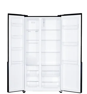 Heinner Side-by-Side Koelkast 442L Zwart
