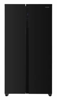 Heinner Side-by-Side Koelkast 442L Zwart