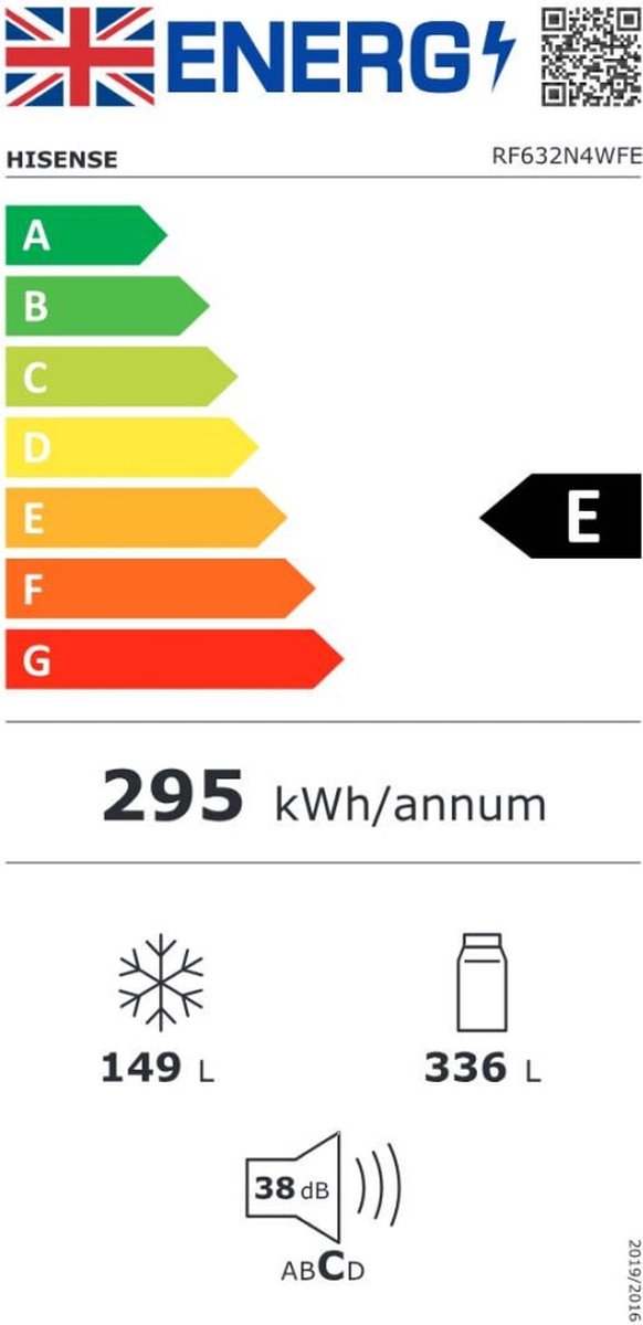 Wat vinden we goed aan de Hisense RF632N4WFE Amerikaanse koelkast zwart 70 cm