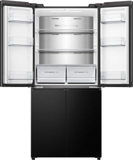 Hisense RQ5P470SAFE Cross-door koel-vriescombinatie zwart 483L