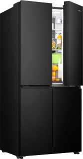 Hisense RQ5P470SAFE Cross-door koel-vriescombinatie zwart 483L