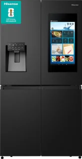 De Hisense RQ760N4IFE Amerikaanse koelkast 577 L zwart in één oogopslag