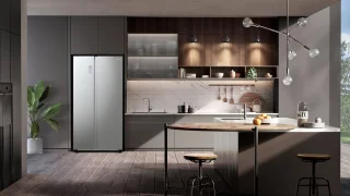 Hisense RS711N4ACE Amerikaanse koelkast 550L RVS