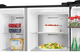 Hisense RS818N4IFD Amerikaanse koelkast RVS 632L