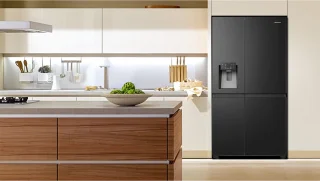 Hisense RS818N4TFC Amerikaanse koelkast zwart 632L