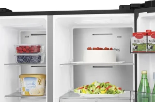 Hisense RS818N4TFC Amerikaanse koelkast zwart 632L